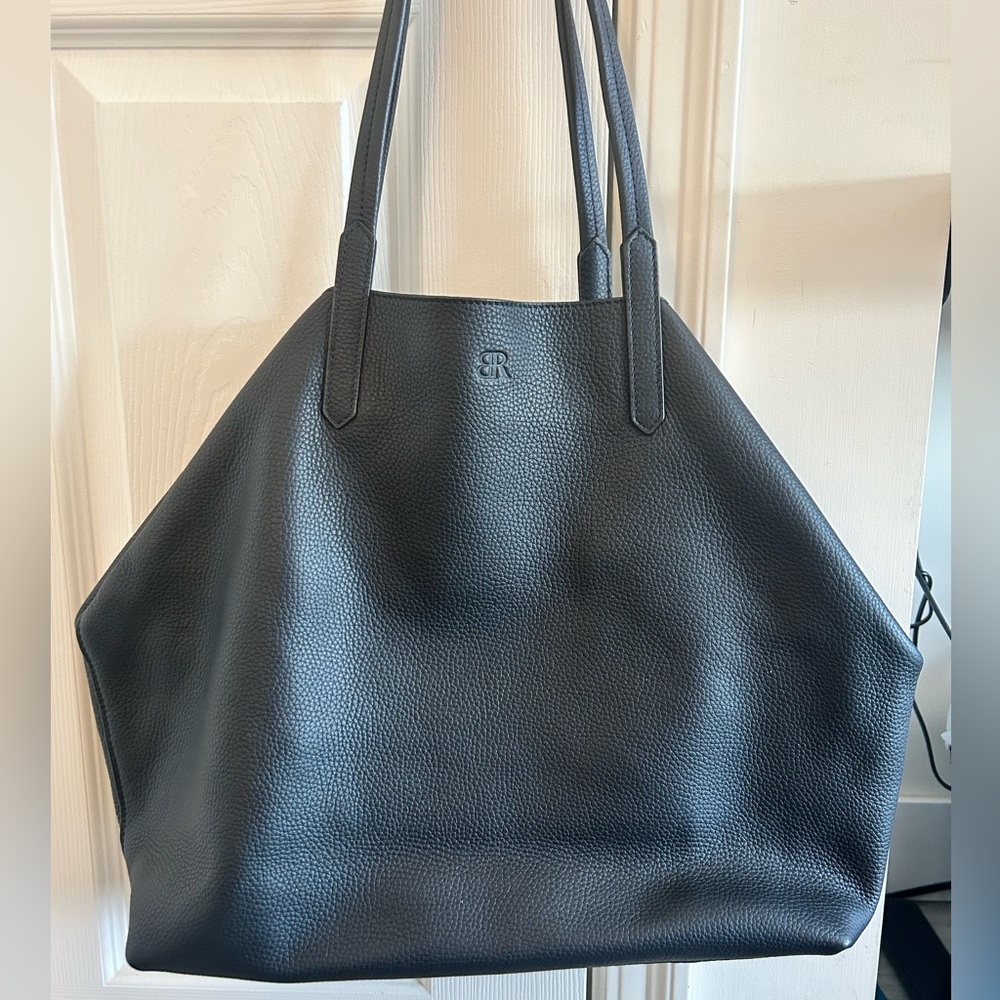 Hard to Find Banana Republic Large Leather Black Tote